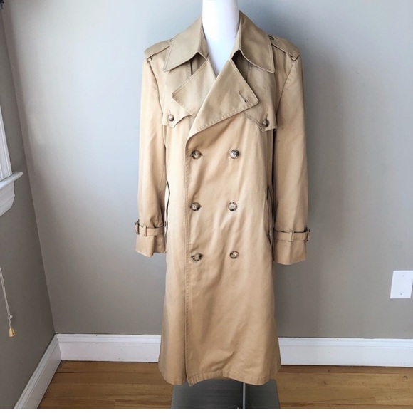 Vintage Christian Dior trench coat with removable wool lining - Picture 4 of 14